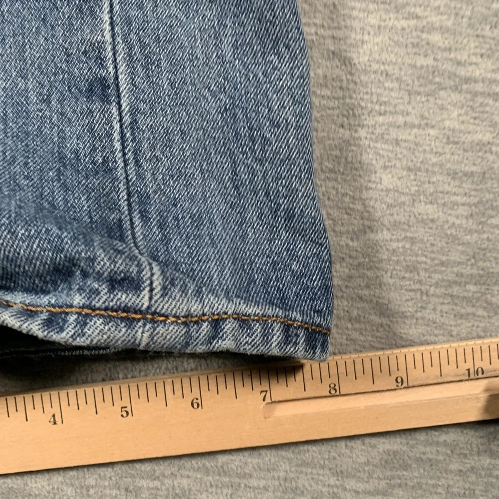 Levis 501‎ Jeans Mens 34x34 Blue Denim Straight Leg Button Fly Original Fit